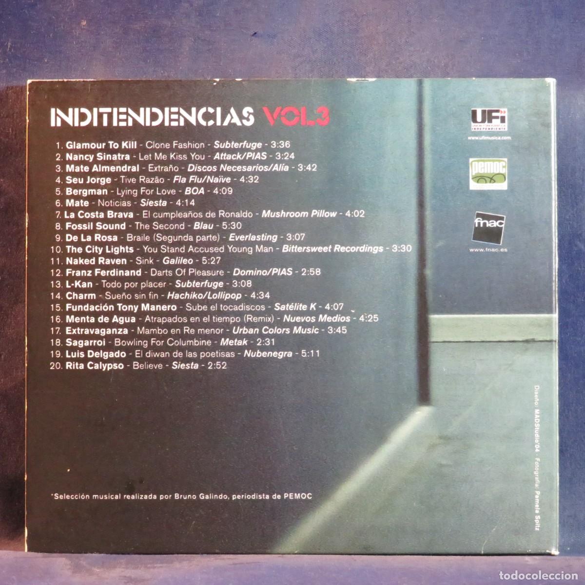 CDs de m&uacute;sica: VARIOUS &ndash; INDITENDENCIAS VOL-.3 - CD - Foto 2