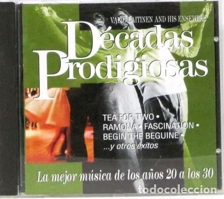 CDs de m&uacute;sica: DECADAS PRODIGIOSAS - MA MEJOR MUSICA DE LOS A&Ntilde;OS 20 A 30 - CD