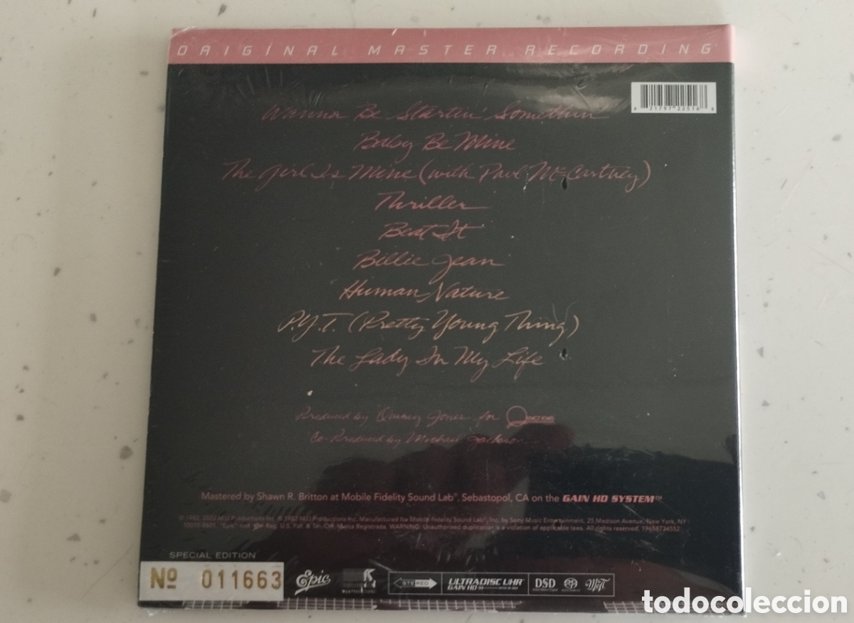 CDs de m&uacute;sica: Michael Jackson edici&oacute;n limitada y numerada - Foto 2