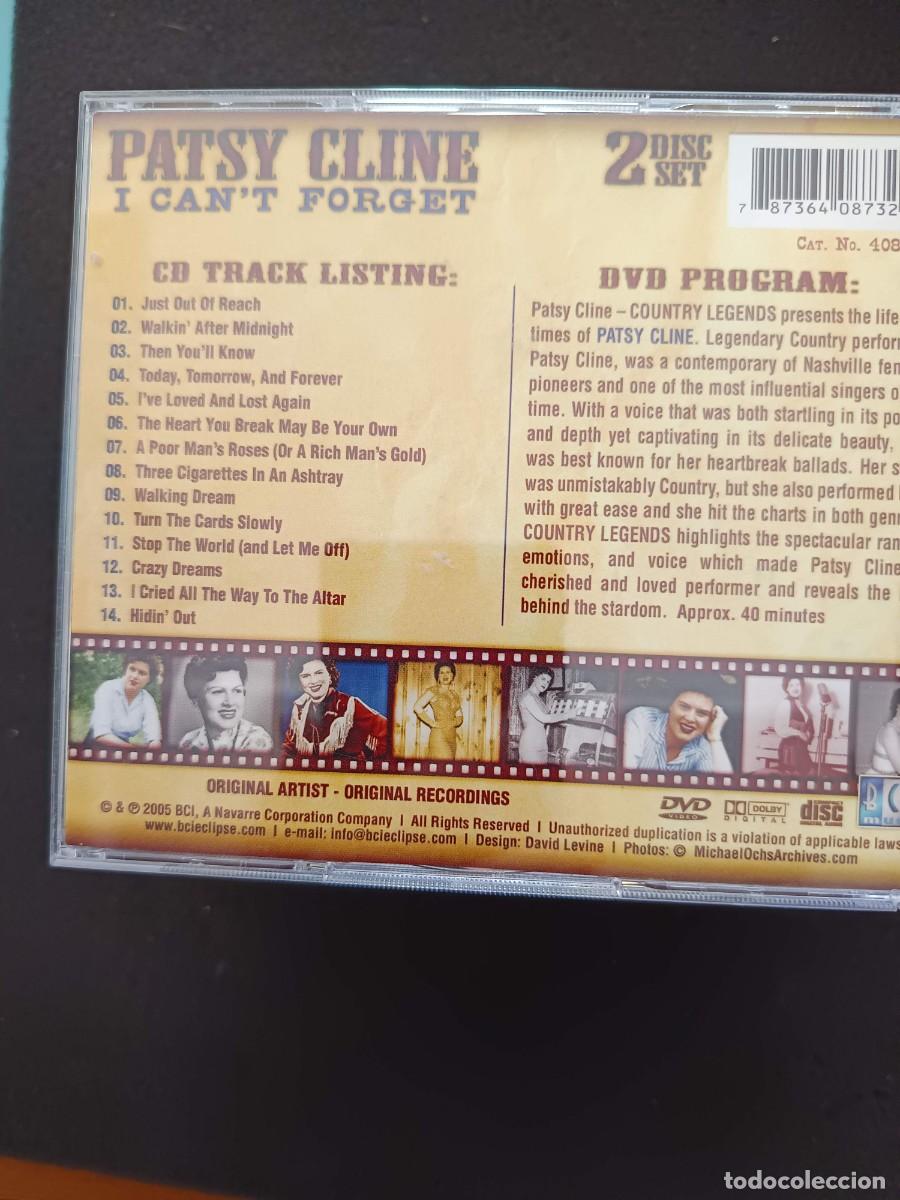 CDs de m&uacute;sica: 2 CD. PATSY CLINE. I CANT FORGET. COUNTRY LEGENDS - Foto 2