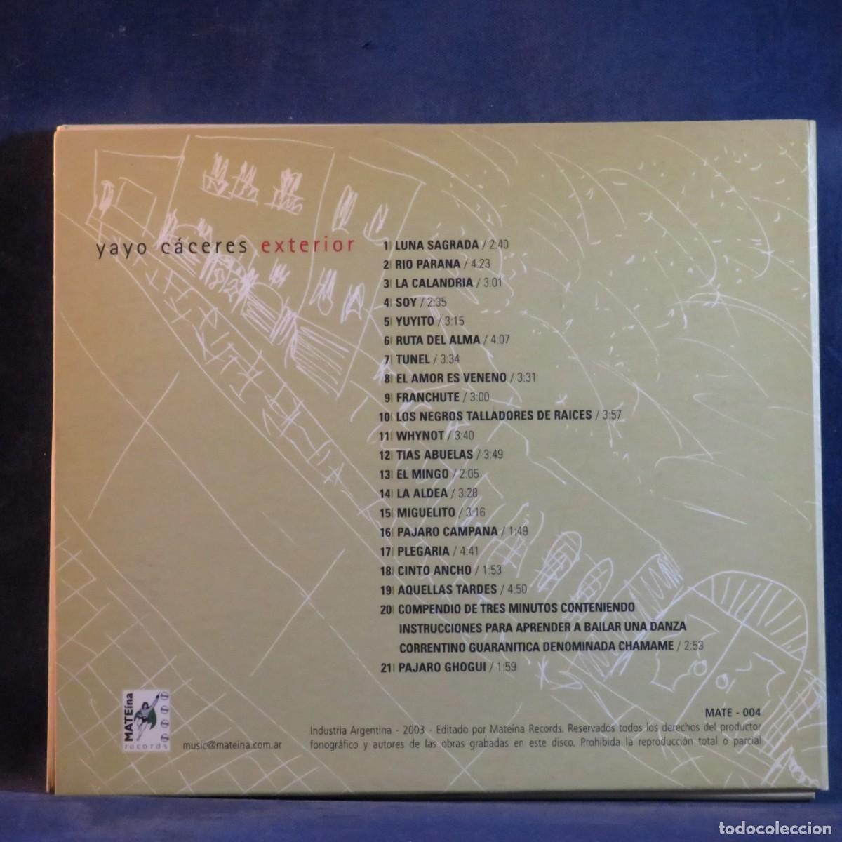 CDs de m&uacute;sica: YAYO C&Aacute;CERES &ndash; EXTERIOR - CD - Foto 2