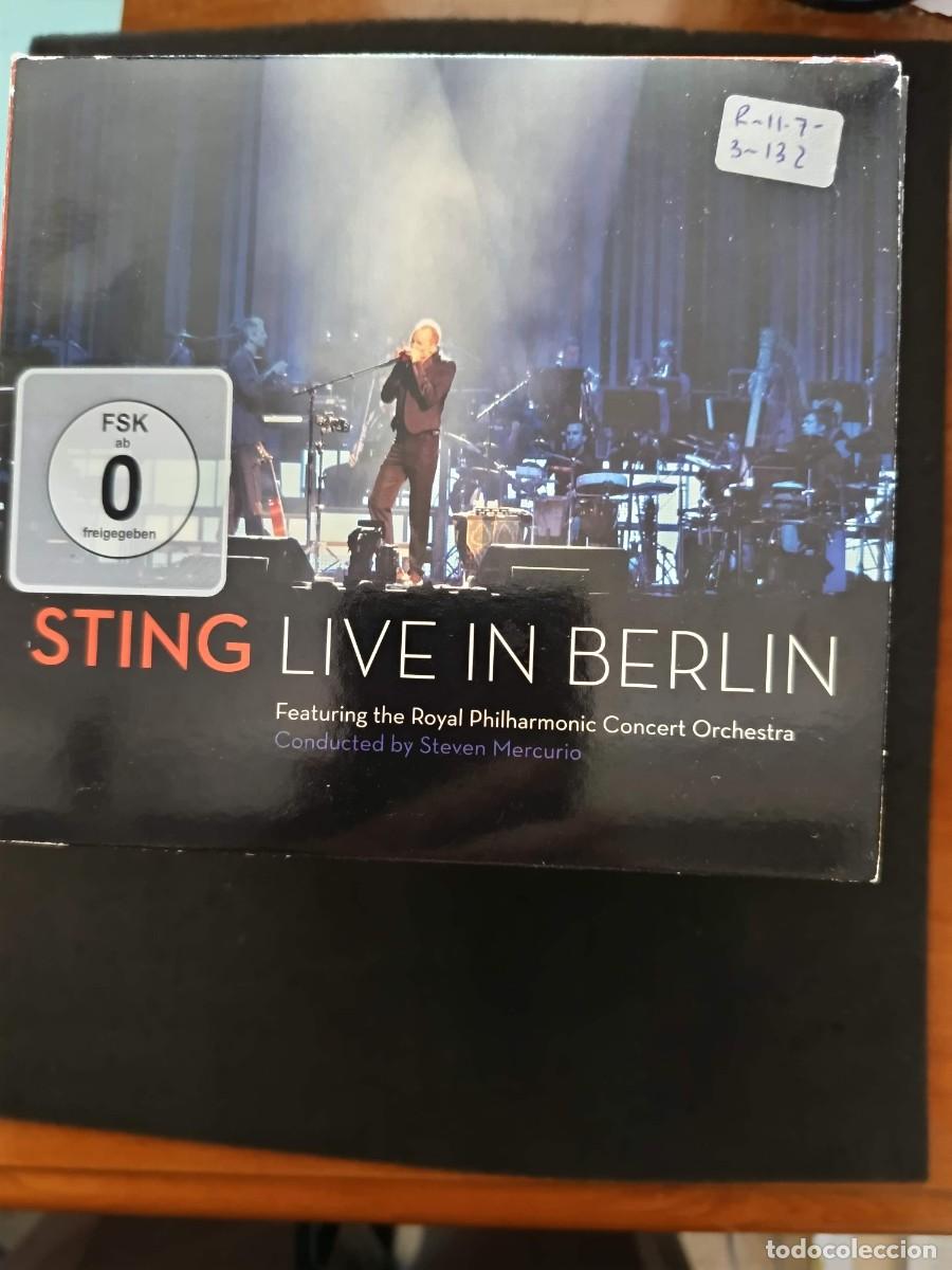 CDs de m&uacute;sica: CD + DVD. STING LIVE IN BERLIN. FEATURING THE ROYAL PHILHARMONIC CONCERT ORCHESTRA
