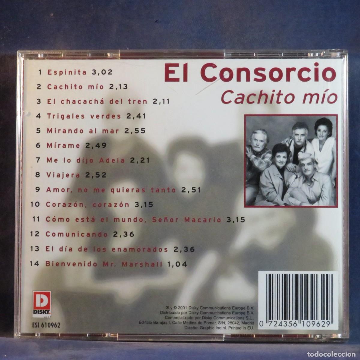 CDs de m&uacute;sica: EL CONSORCIO - CACHITO M&Iacute;O - CD - Foto 2