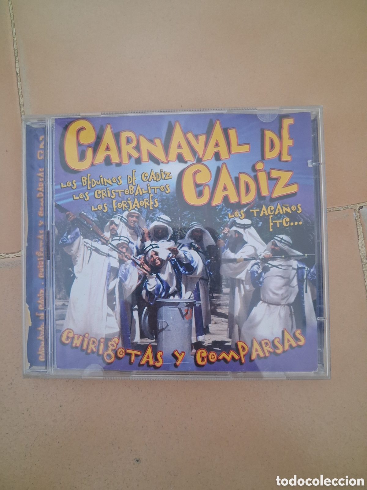 CDs de m&uacute;sica: 2 CDs CARNAVAL DE CADIZ CHIRIGOTAS Y COMPARSAS - BEDUINOS / CRISTOBALITOS / TARANTOS