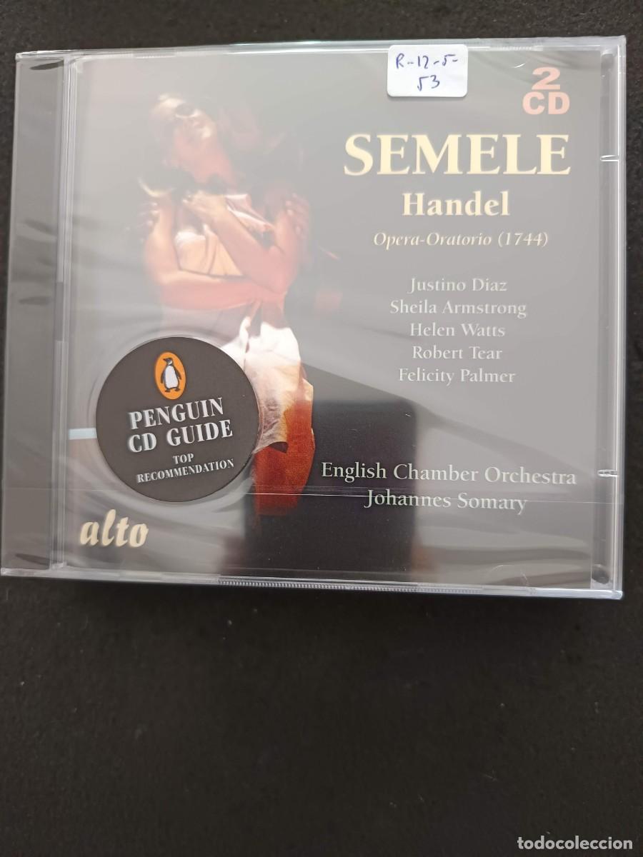 CDs de m&uacute;sica: 2 CD. H&Auml;NDEL: SEMELE. OPERA-ORATORIO (1744). DIR: JOHANNES SOMARY. ENGLISH CHAMBER ORCHESTRA