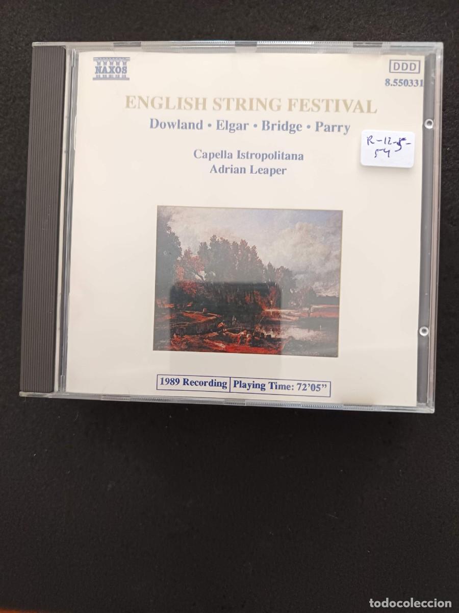 CDs de m&uacute;sica: ENGLISH STRING FESTIVAL: DOWLAND, ELGAR, BRIDGE, PARRY. DIR: ADRIAN LEAPER. CAPELLA ISTROPOLITANA