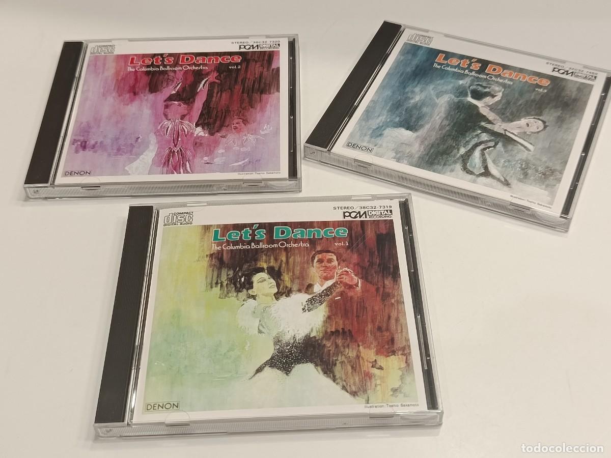 CDs de m&uacute;sica: LET&acute;S DANCE - THE COLUMBIA BALLROOM ORCHESTRA VOL. 1 2 3 - DENON CD 38C32-7319 38C32-7320 32C32-7450
