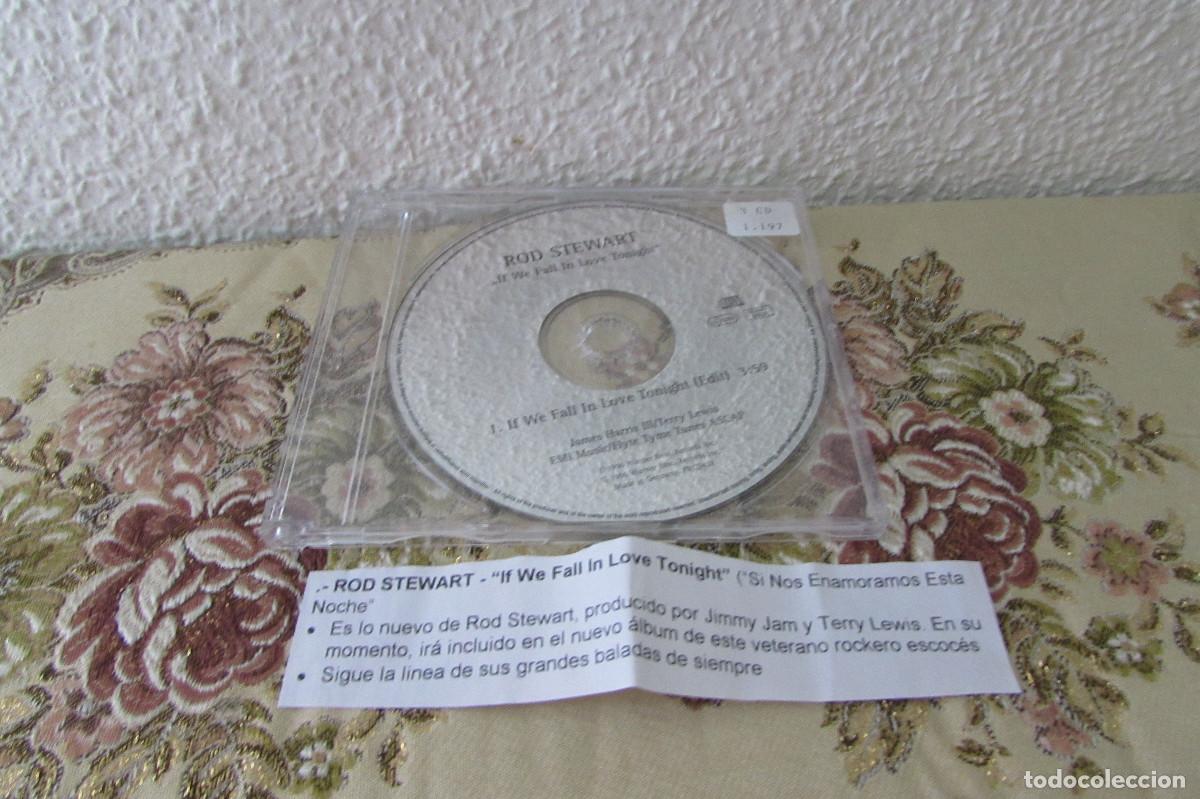CDs de m&uacute;sica: ROD STEWART - IF WE FALL IN LOVE TONIGHT - CD SINGLE CADENA 100