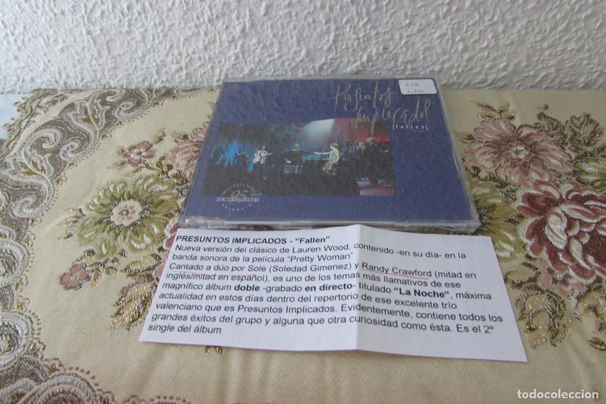 CDs de m&uacute;sica: CD SINGLE CADENA 100 PRESUNTOS IMPLICADOS FALLEN - Foto 1