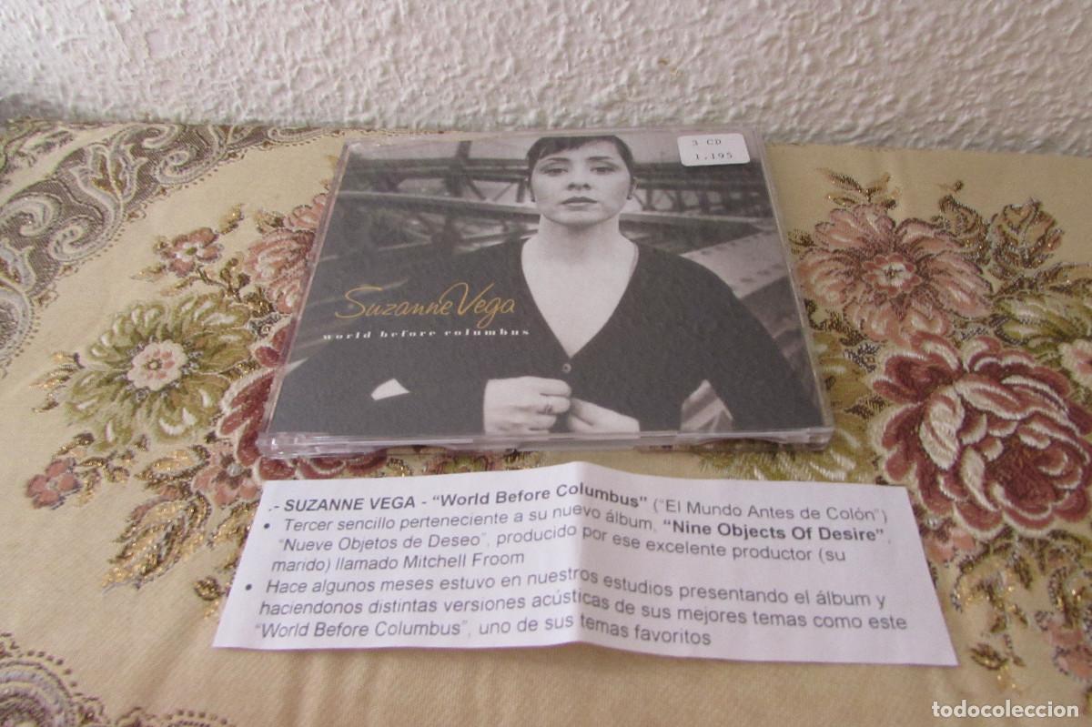 CDs de m&uacute;sica: Suzanne Vega &ndash; World Before Columbus CD SINGLE CADENA 100 - Foto 1