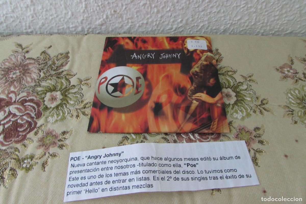 CDs de m&uacute;sica: POE ANGRY JOHNNY CD SINGLE CADENA 100