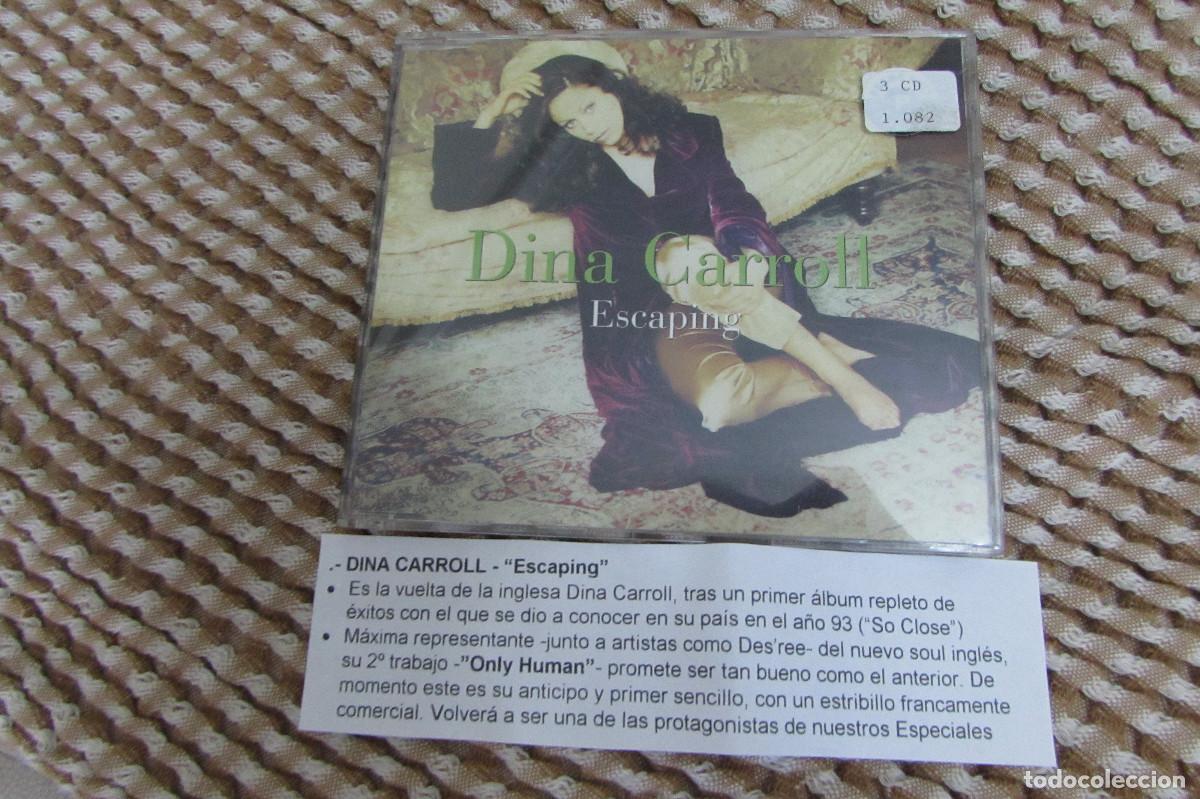 CDs de m&uacute;sica: DINA CARROLL &rdquo;ESCAPING&rdquo; CD SINGLE CADENA 100 - Foto 1