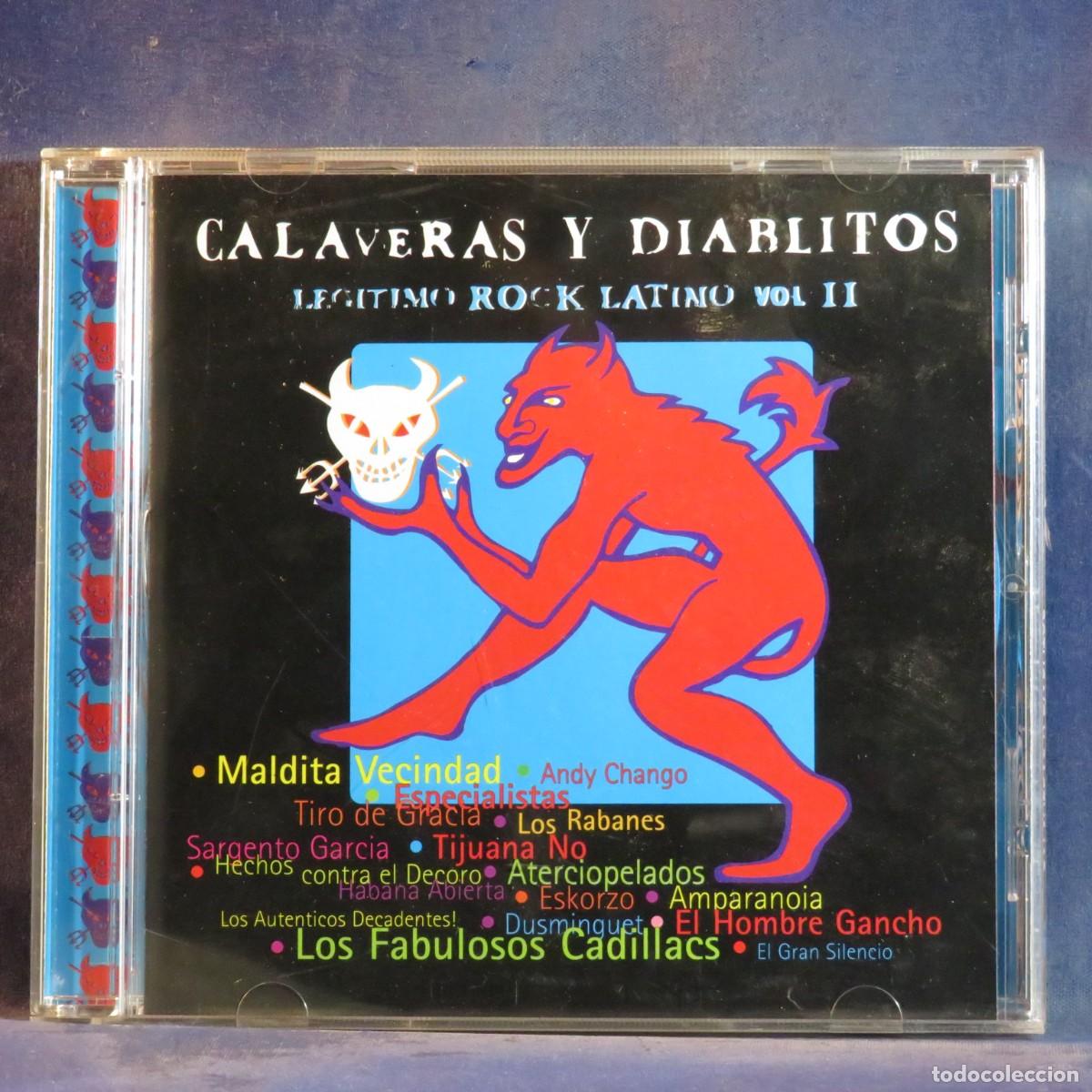 CDs de m&uacute;sica: VARIOUS &ndash; CALAVERAS Y DIABLITOS. LEG&Iacute;TIMO ROCK LATINO. VOL. II - CD