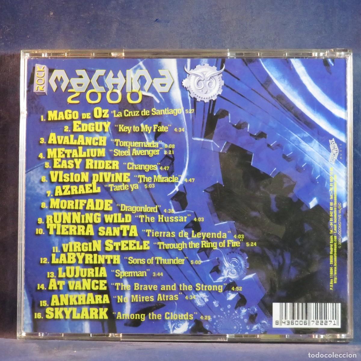 CDs de m&uacute;sica: VARIOUS &ndash; ROCK MACHINA 2000 - CD - Foto 2