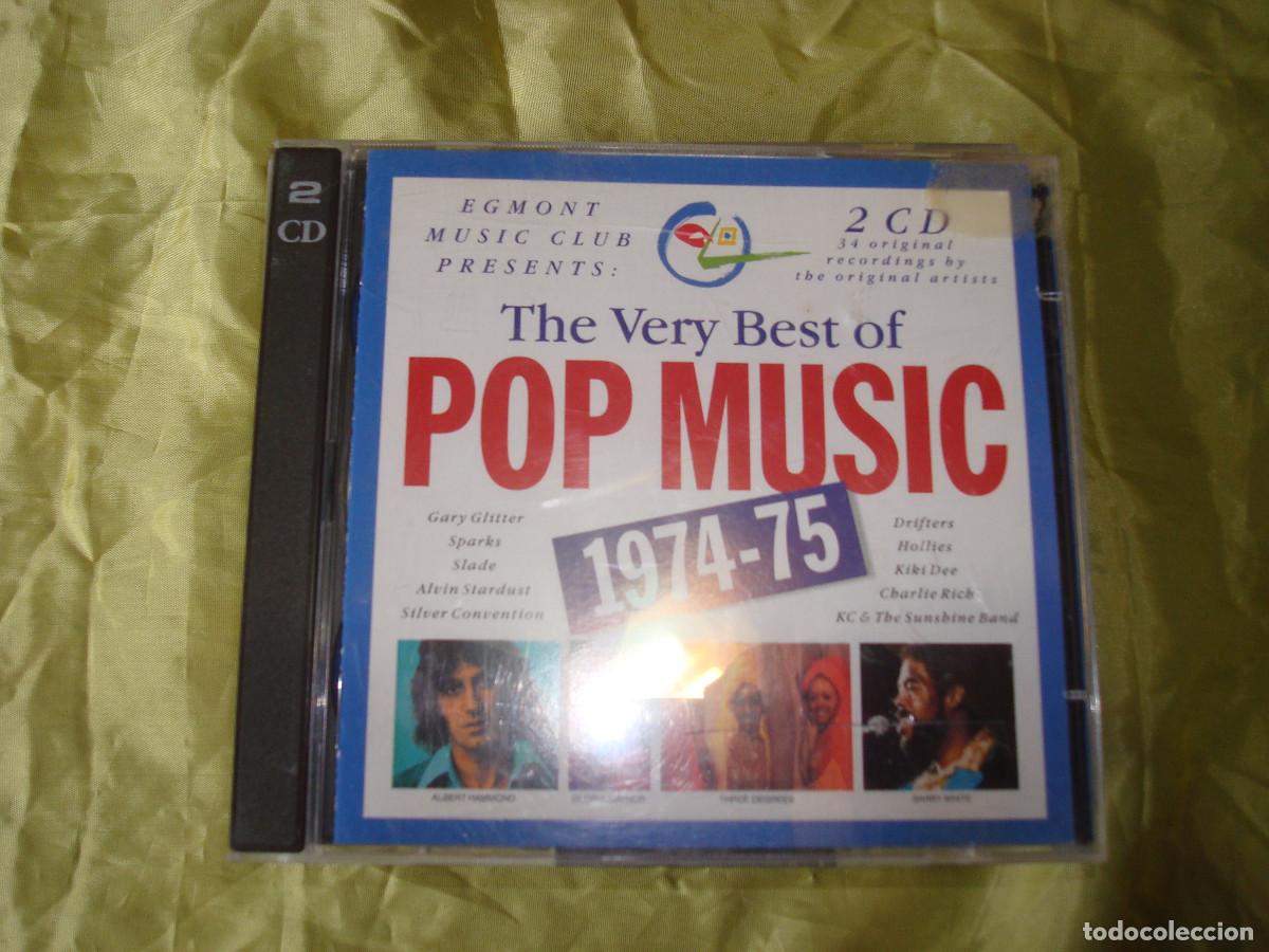 CDs de m&uacute;sica: THE VERY BEST OF POP MUSIC 1974-75. SPARKS, SLADE, HOLLIES.... 2 CD&acute;S. IMPECABLE(#)