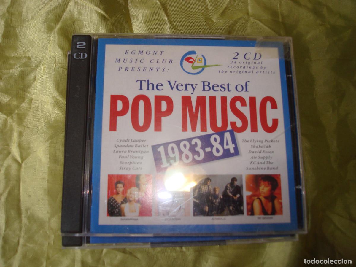 CDs de m&uacute;sica: THE VERY BEST OF POP MUSIC 1983-84. CYNDI LAUPER, SCORPIONS.... 2 CD&acute;S. IMPECABLE(#)