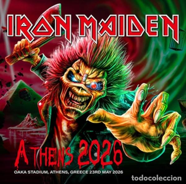 CDs de m&uacute;sica: 2 CD's - IRON MAIDEN - Live Athens 2026