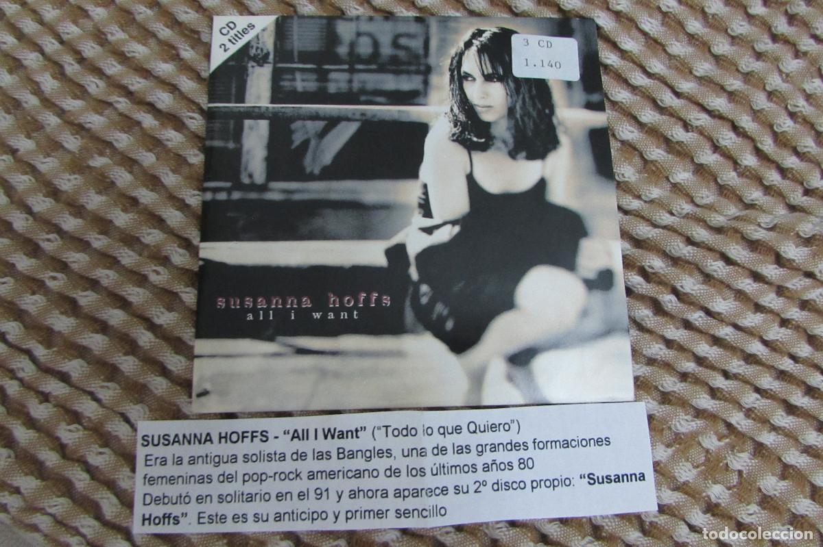 CDs de m&uacute;sica: Susanna Hoffs: All I want, CD single CADENA 100