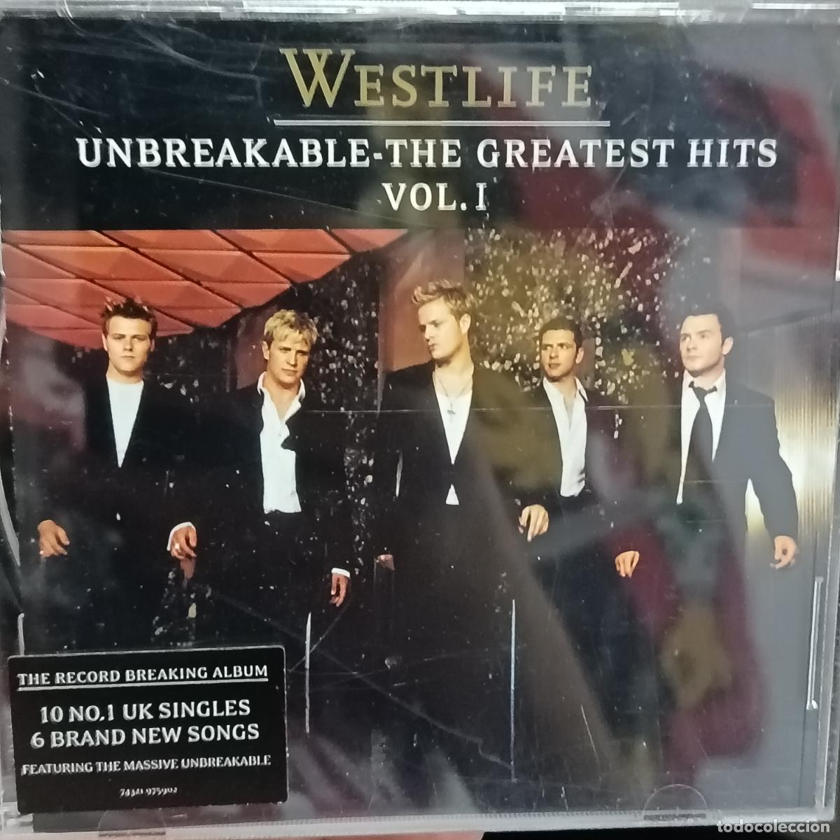 CDs de m&uacute;sica: WESTLIFE, THE GREATEST HITS, UNBREAKABLE VOL 1 - CD