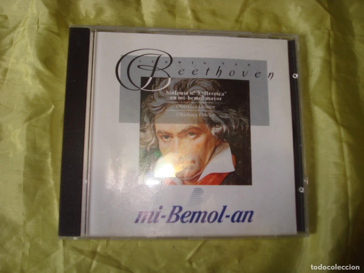 CDs de m&uacute;sica: BEETHOVEN. SINFONIA N&ordm; 3, HEROICA. OBERTURA LEONOR / FIDELIO. CD. IMPECABLE