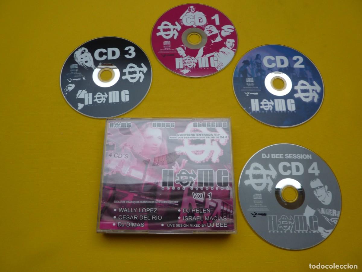 CDs de m&uacute;sica: 4 CDS HOME HOUSE CLUBBING - Wally Lopez - Cesar Del Rio (M-x4)