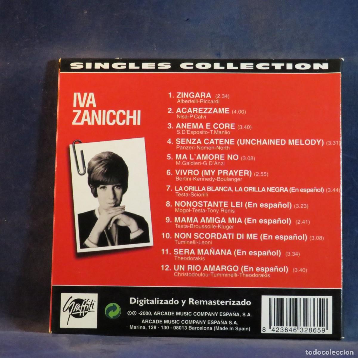 CDs de m&uacute;sica: IVA ZANICCHI &ndash; SINGLES COLLECTION - CD - Foto 2