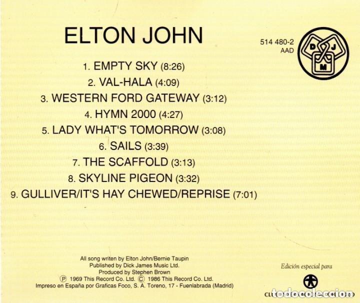CDs de m&uacute;sica: ELTON JOHN. VERSION ORIGINAL. CD. - Foto 2