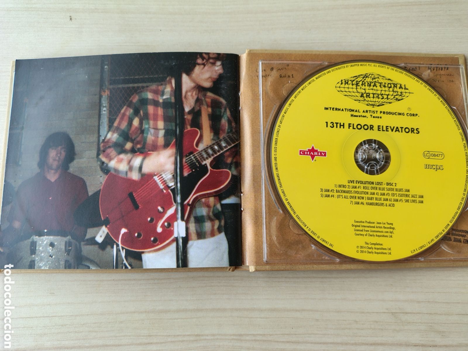 CDs de m&uacute;sica: 13th FLOOR ELEVATORS Live Evolution Lost In Concert 1967 2CD LIBRO ( 2014 CHARLY ) - Foto 7