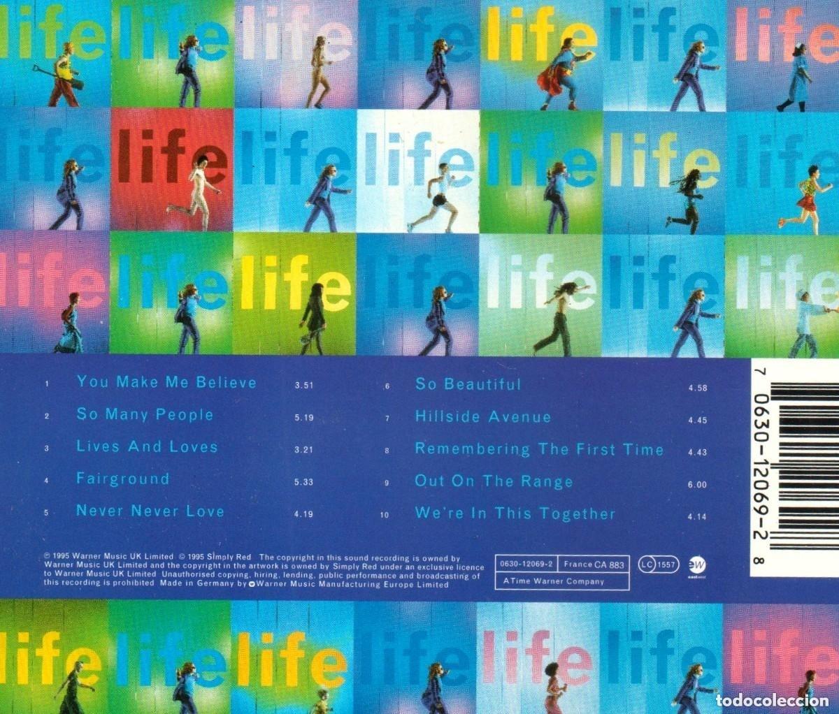 CDs de m&uacute;sica: SIMPLY RED. LIFE. CD. - Foto 2