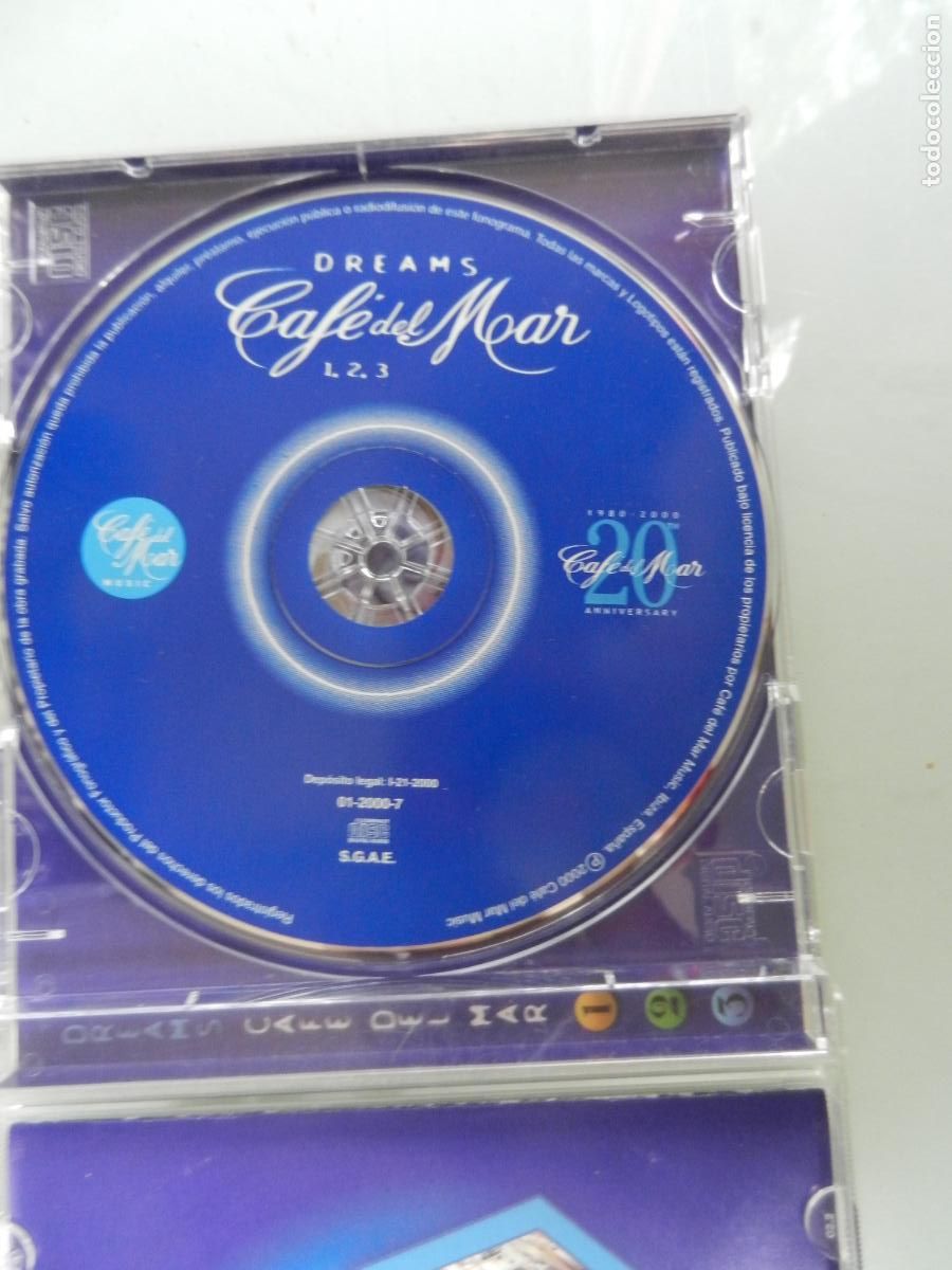 CDs de m&uacute;sica: CAFE DEL MAR - DREAMS- CD 1,2,3, - 2000 - 11 TEMAS - Foto 2