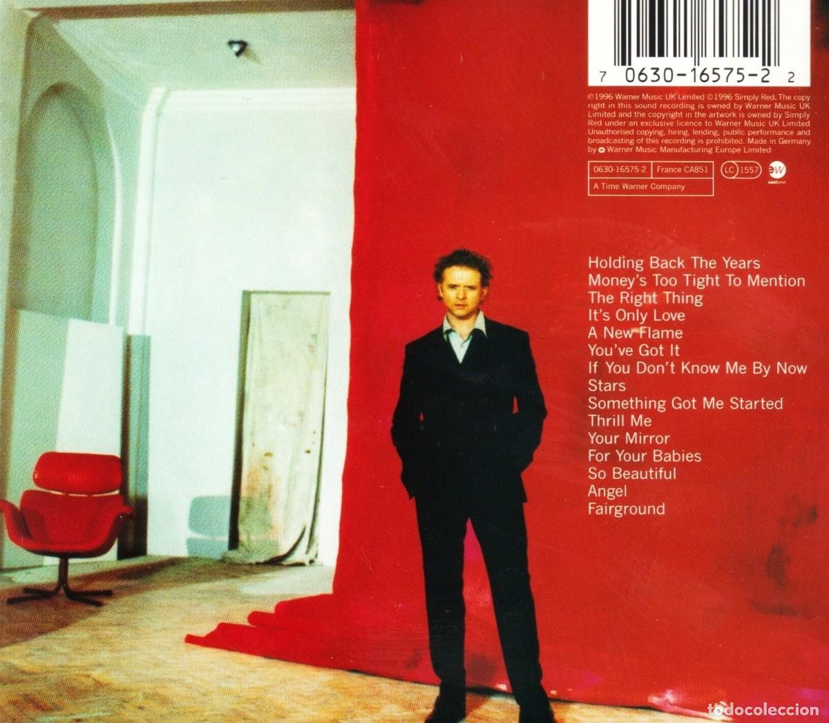 CDs de m&uacute;sica: SIMPLY RED. GREATEST HITS. RECOPILATORIO. CD. - Foto 3