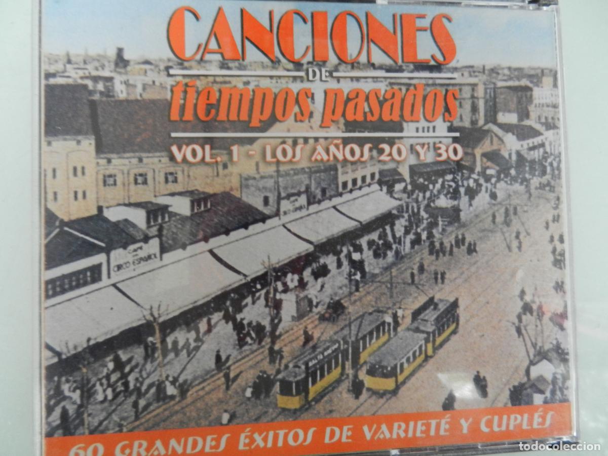 CDs de m&uacute;sica: CANCIONES DE TIEMPOS PASADOS - VOL1 Y 2 LOS A&Ntilde;OS 40 Y 50 - 60 GRANDES &Eacute;XITOS DE NOSTALGIA -6 CD,S 2