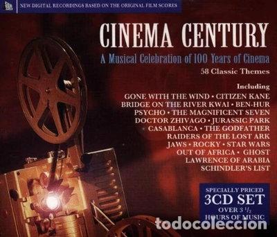 CDs de m&uacute;sica: Cinema Century: A Musical Celebration of 100 Years of Cinema- 5014929018027