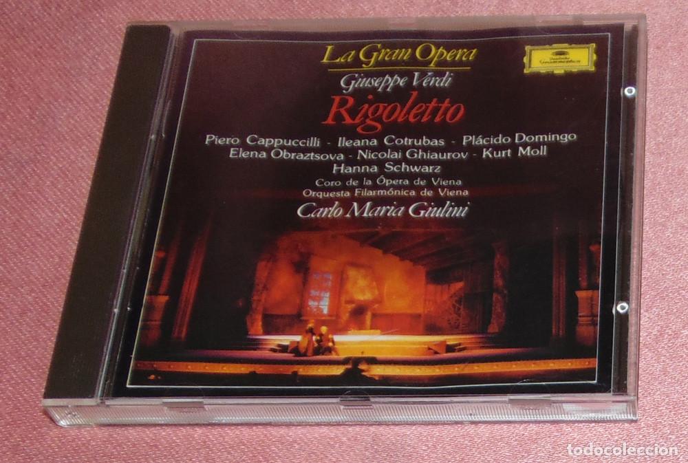 CDs de m&uacute;sica: GIUSEPPE VERDI - RIGOLETTO I - CARLO M. GIULINI - FILARMONICA DE VIENA - CORO OPERA VIENA - CD ALBUM