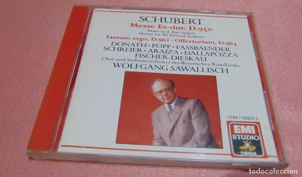 CDs de m&uacute;sica: FRANZ SCHUBERT- MISA EN MI BEMOL MAYOR D.950 - MASS IN E FLAT MAJOR - BAYERISCHEN RUNDFUNKS - CD EMI