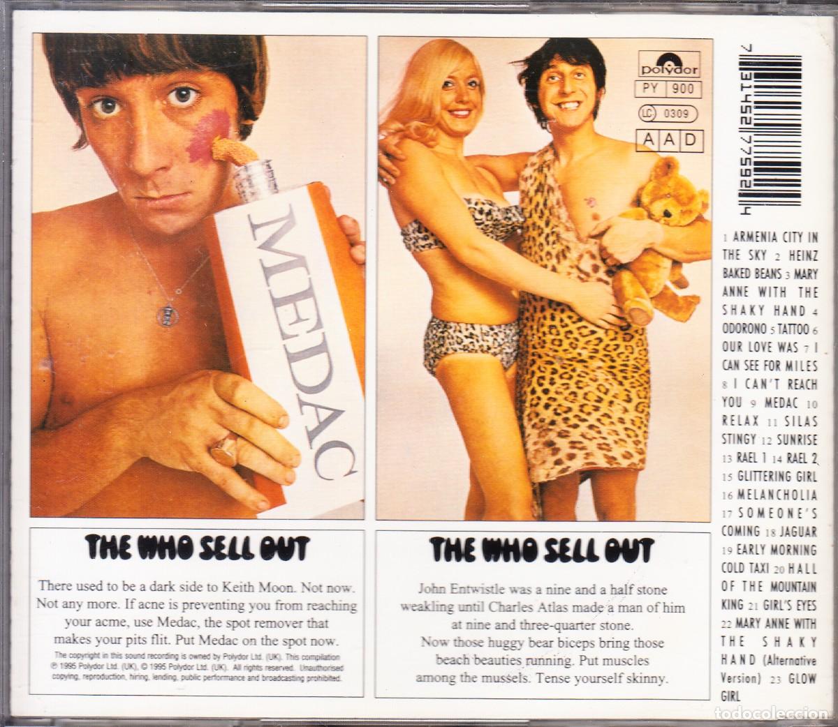 CDs de m&uacute;sica: THE WHO. SELL OUT. CD. - Foto 2