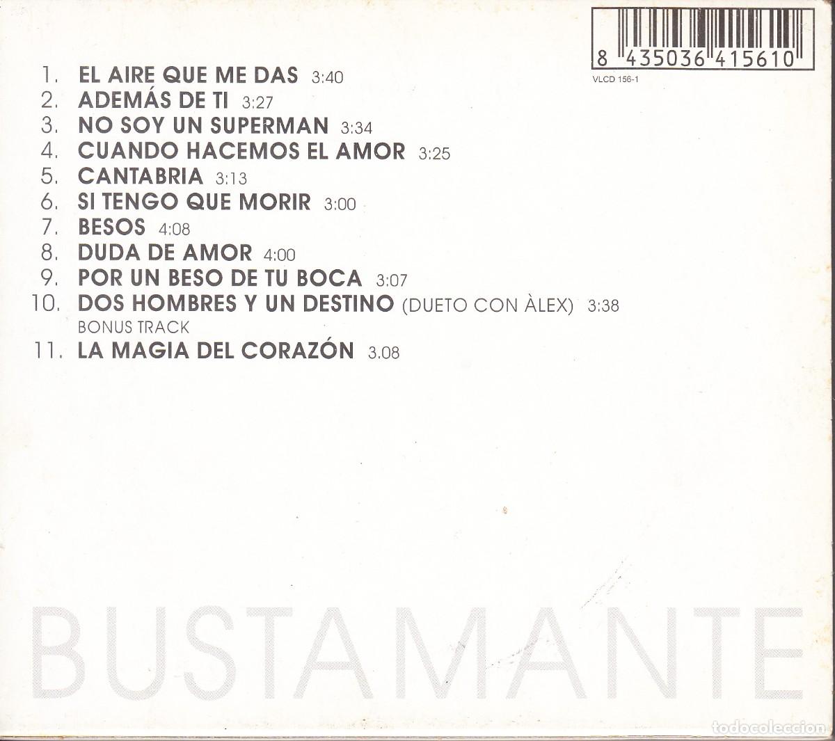 CDs de m&uacute;sica: DAVID BUSTAMANTE. BUSTAMANTE. CD. - Foto 2