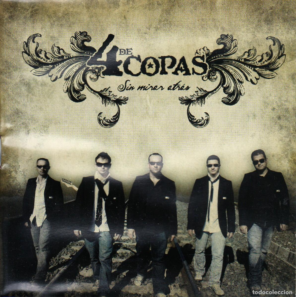 CDs de m&uacute;sica: 4 DE COPAS. SIN MIRAR ATRAS. CD. - Foto 1