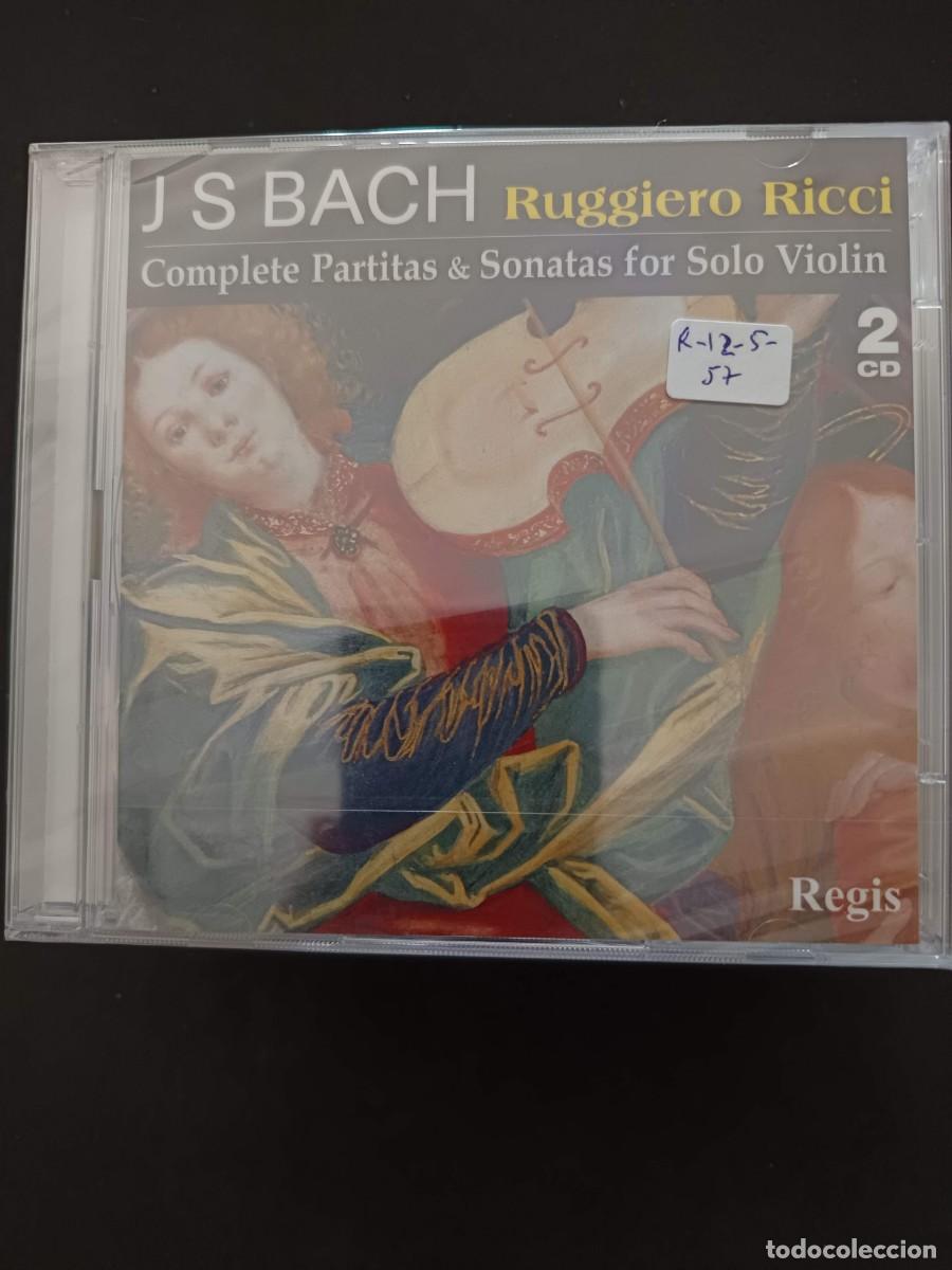 CDs de m&uacute;sica: 2 CD. J. S. BACH: COMPLETE PARTITAS & SONATAS FOR SOLO VIOLIN. VIOLIN: RUGGIERO RICCI