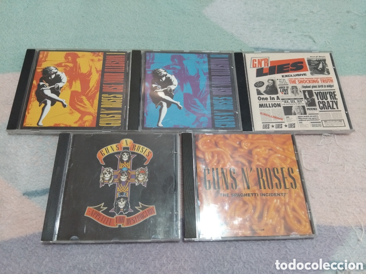 CDs de m&uacute;sica: Lote Guns and Roses (cds Heavy metal)