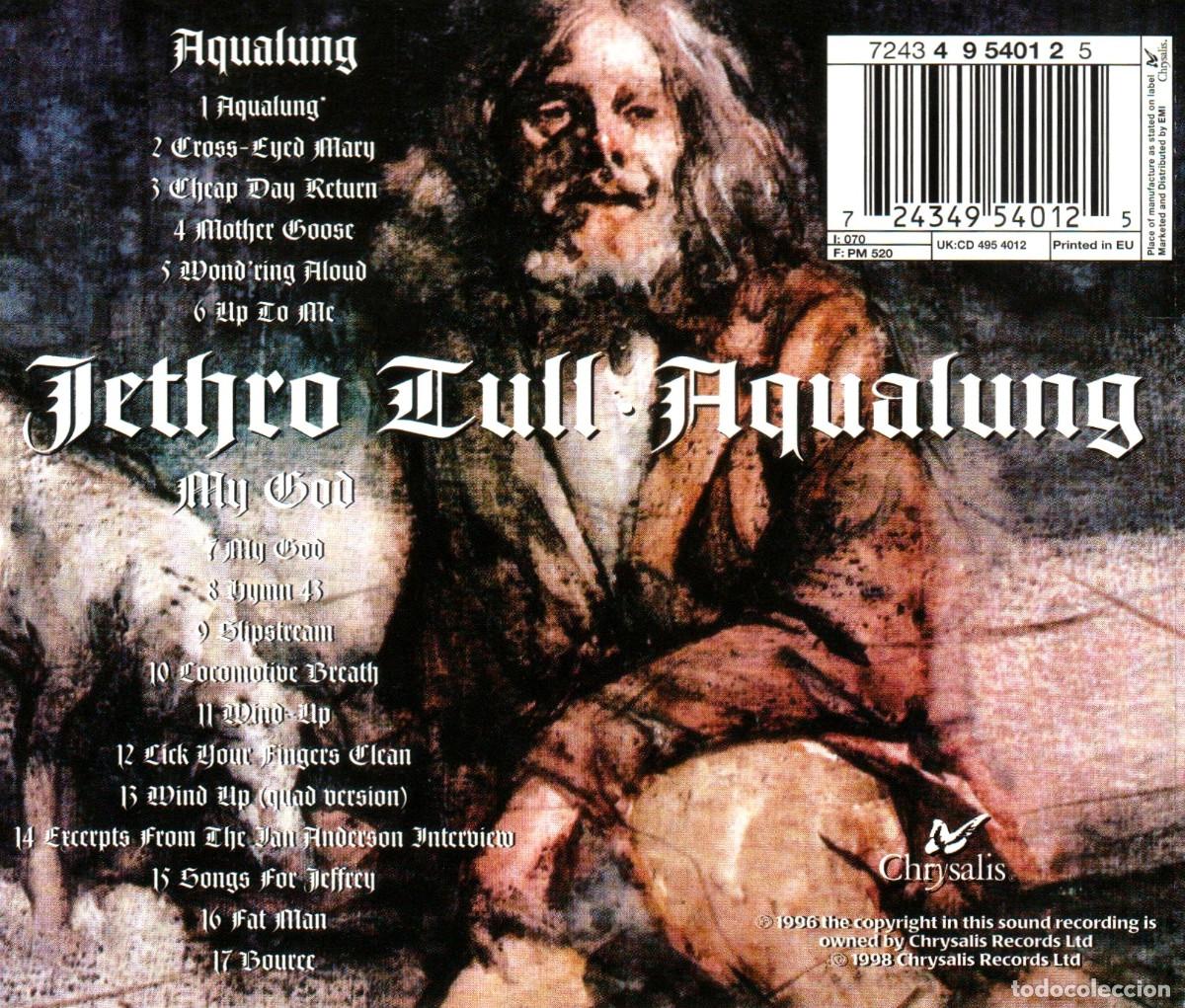 CDs de m&uacute;sica: G395 - JETHRO TULL. AQUALUNG. CD. - Foto 2