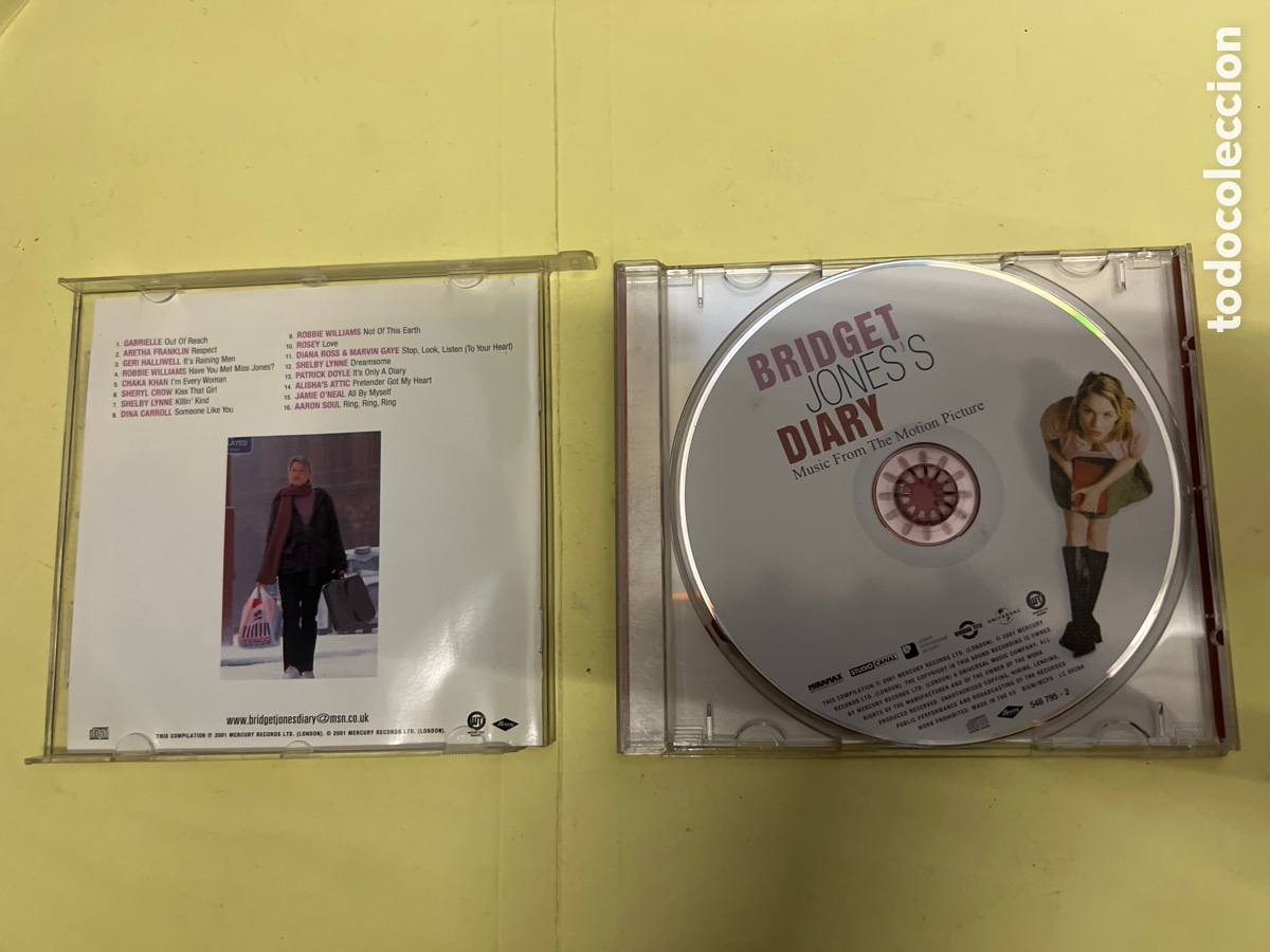 CDs de m&uacute;sica: T1/D4/95. BSO. Bridget Jones Diary. CD - Foto 3