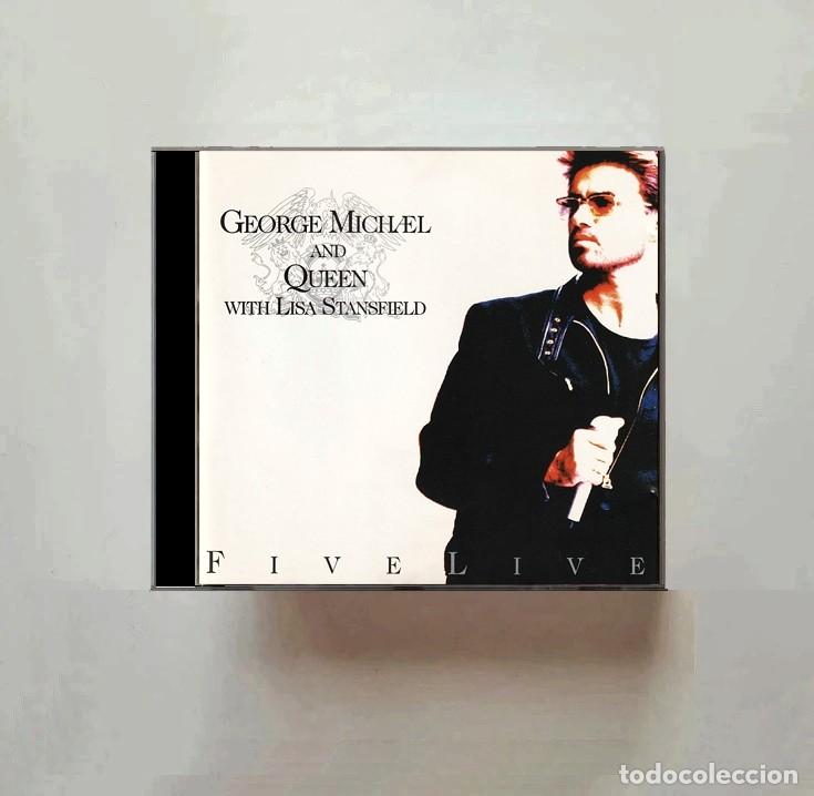 CDs de m&uacute;sica: GEORGE MICHAEL & QUEEN. WITH LISA STANSFIELD. FIVE LIVE. CD.