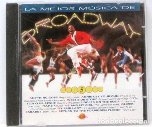 CDs de m&uacute;sica: LA MEJOR MUSICA DE BROADWAY - N&ordm; 5 - CD