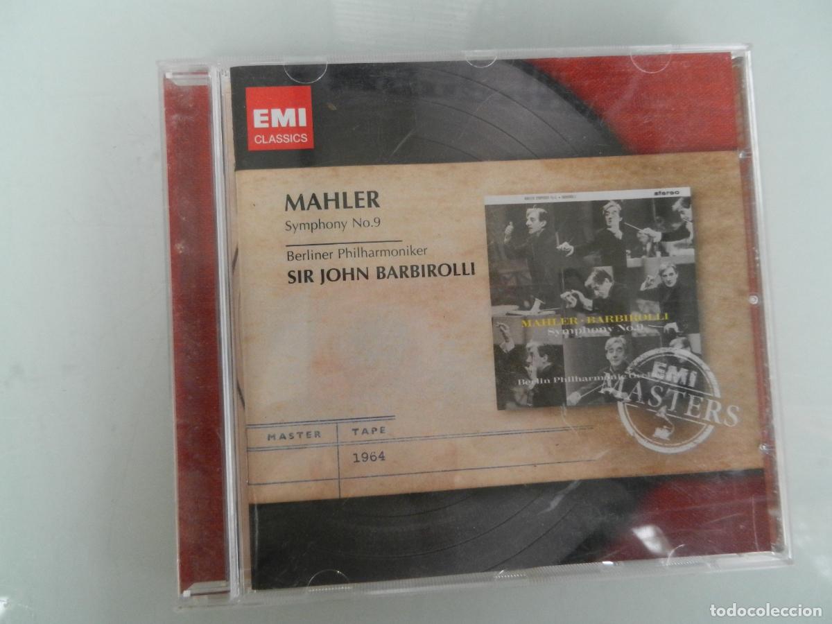 CDs de m&uacute;sica: MAHLER - SYMPHONY N&ordm; 9 - SIR JOHN BARBIROLLI - CD - EMI 2002