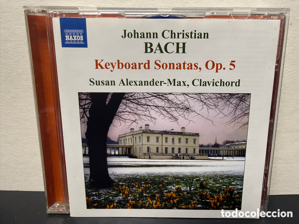 CDs de m&uacute;sica: J. C. Bach - Susan Alexander-Max - Keyboard Sonatas, Op. 5 (CD)