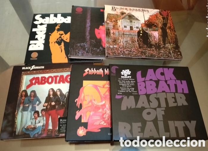 CDs de m&uacute;sica: Black Sabbath Discograf&iacute;a Digipack Ozzy Osbourne 7CD Remasters