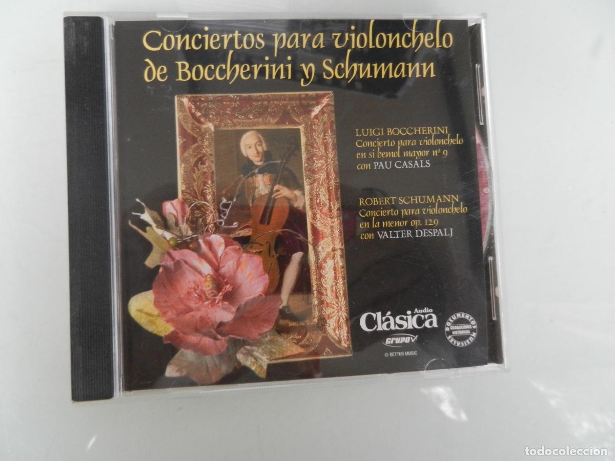 CDs de m&uacute;sica: CONCIERTOS PARA VIOLONCHELO DE BOCCHERINIY SCHUMANN - PAU CASALS - VALTER DESPALJ -GRUPO V -