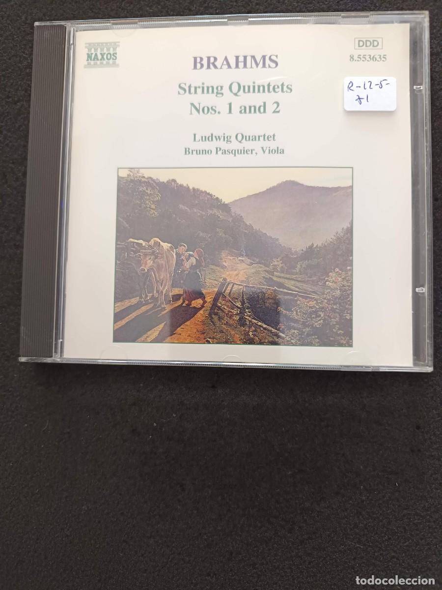 CDs de m&uacute;sica: BRAHMS: STRING QUINTETS N&ordm;S 1 AND 2. VIOLA: BRUNO PASQUIER. LUDWIG QUARTET