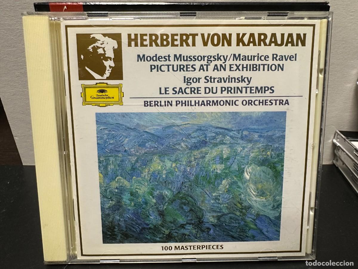 CDs de Musique: Mussorgsky, Stravinsky - Herbert von Karajan - Tableaux D'Une Exposition, Le Sacre Du Printemps (CD)